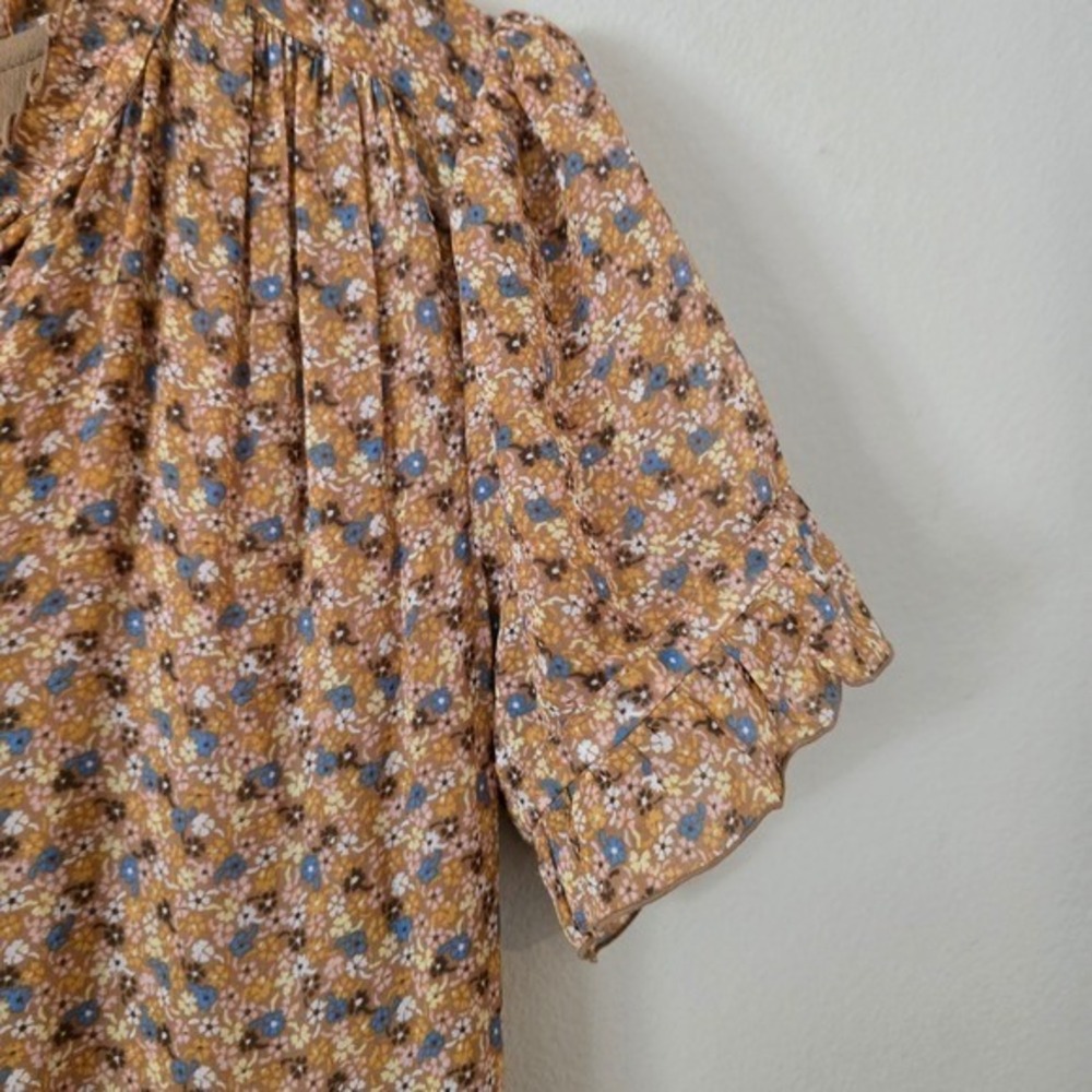 Samsøe Samsøe Rosella Dress AOP 9695 Blossom Floral Midi Button Front XS - Picture 6 of 10